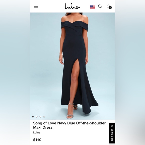 Lulus Dresses & Skirts - Lulus Women’s Small Navy Blue Dress